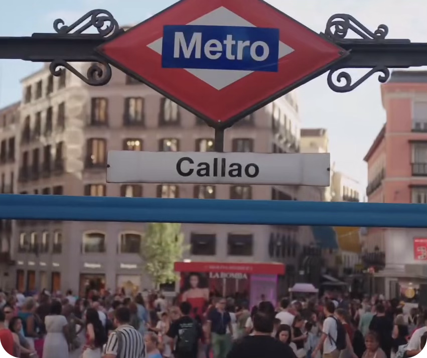 Metro Callao, Madrid — entorno urbano para activaciones BTL